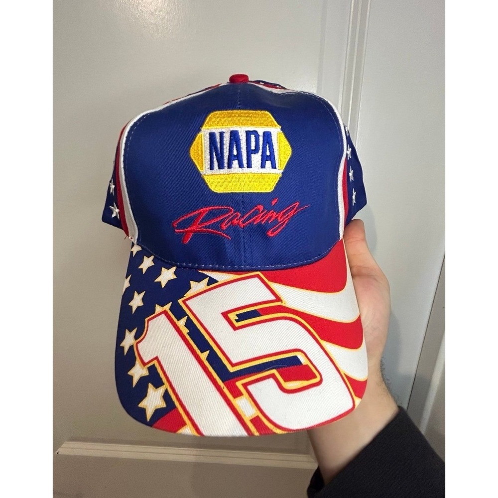 Vintage 90's NAPA Racing America Strapback Hat Brand New